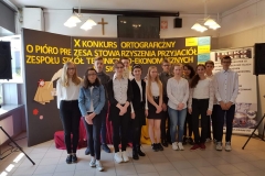 X Konkurs Ortograficzny o Pióro Preszesa Stawoarzyszenia ZSTE w Skawinie - 31.05.2019r.
